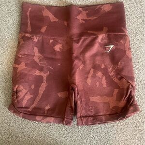 Gymshark camo shorts.